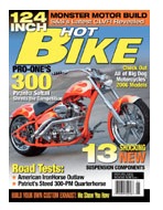 one year subscription to Hot Bike