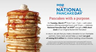 Free Original Buttermilk Pancakes