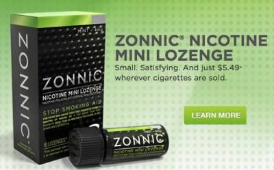 Free Pack of Zonnic Nicotine Mini Lozenge