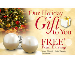 Request Free Pearl Earrings at Charm Diamond Centre