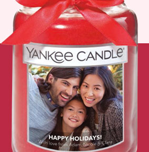  Personalized Photo Candle Label at Yankee Candle