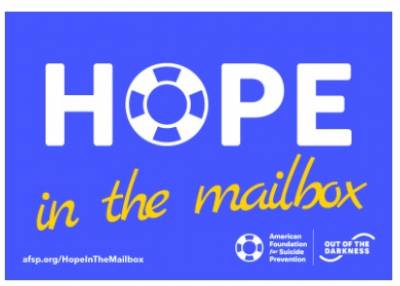 Free Postcard - Hope in the mailbox