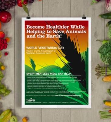 Free Poster - World Vegetarian Day