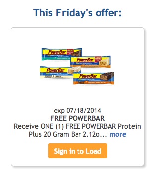 FREE POWERBAR Protein Plus 20 Gram Bar 2.12oz