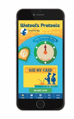 FREE pretzel for downloading the Wetzel's Pretzel App