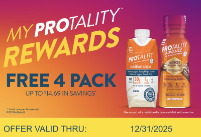 Free Protality® 4-Pack products