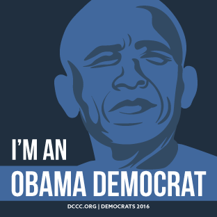 FREE "I'm an Obama Democrat" sticker 