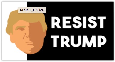 FREE "RESIST TRUMP" sticker