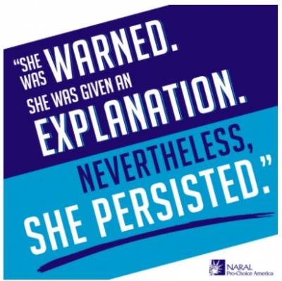 FREE "She Persisted" sticker