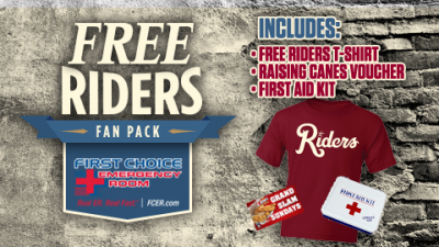  Riders Fan Pack-TX residents