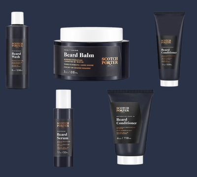 free sample of the 5-piece Scotch Porter Superior Beard Collection