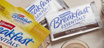 free* sample of Carnation Breakfast Essentials® Rich Milk Chocolate Powder Drink