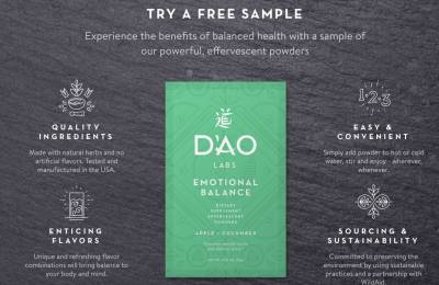 Free Sample of Dao Labs Traditional Chinese Medicine