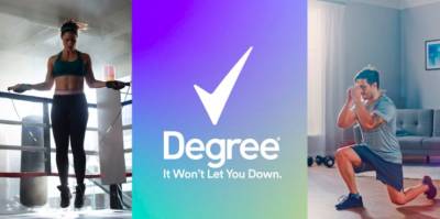 Free Sample of degree dry spray antiperspirant