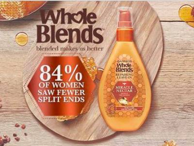 Free Sample of Garnier Whole Blends Honey Miracle Nectar Treatment