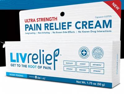 Free Sample of LivRelief Pain Relief Cream 