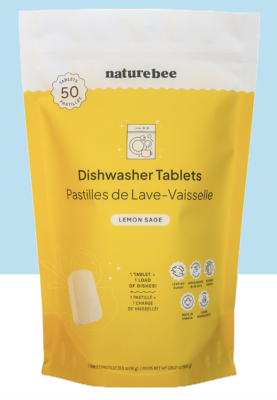 Free Sample of Nature Bee's eco-friendly dishwashing tablets