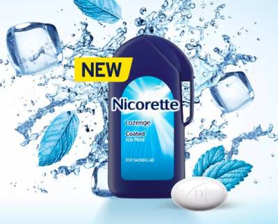 Free Sample of Nicorette Coated Ice Mint Lozenge