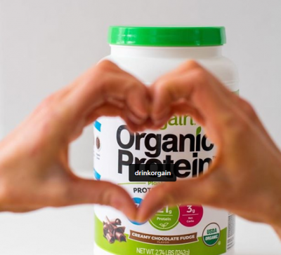 Free Sample of Orgain Organic Plant Based Protein Powder