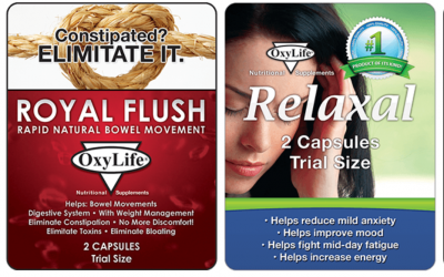 Free Sample of OxyLife Nutritional Supplements