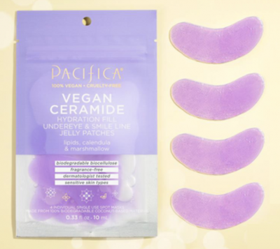 Free Sample of Pacifica Vegan Ceramide Hydration Fill Undereye & Smile Line Jelly Patches