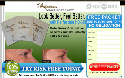 Free Sample of Perfection HD30 System