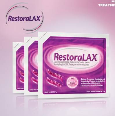 trial-size of RestoraLAX®.