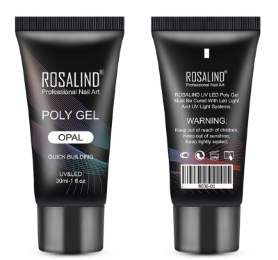 Free Sample of ROSALIND Poly Gel For Nails Extensions Finger