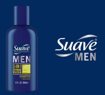 Free sample of Suave Men 3-in-1 Citrus Rush