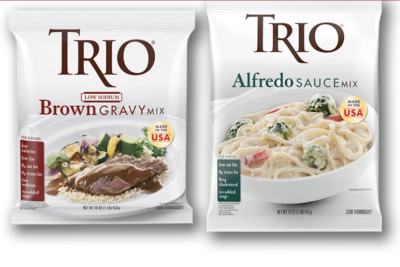 Free Sample of TRIO Alfredo Sauce OR Brown Gravy