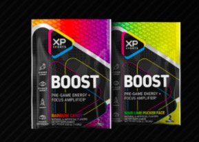 Free samples of Boost Pre-Game – one of each flavor