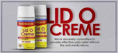 Free Samples of Lid O Creme Pain Reliever