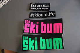 Request Free Ski Bum Stickers