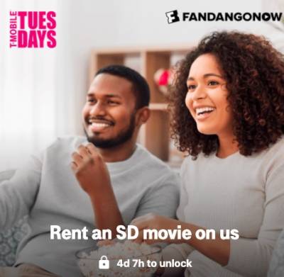 Free Standard Definition movie on FandangoNOW (T-Mobile customers)