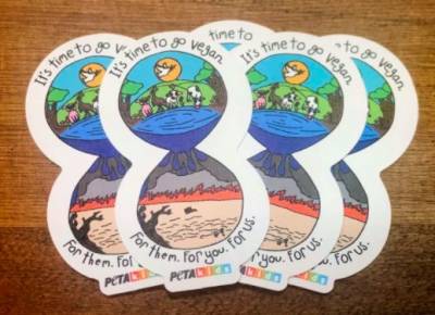 Free Sticker from PetaKids