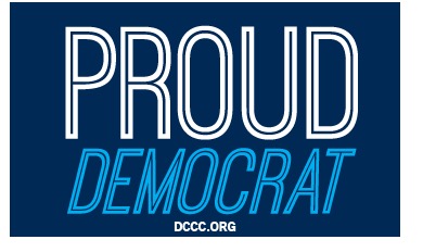 Free Sticker - Proud Democrat