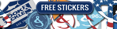 Free Stickers from Hook and Tackle