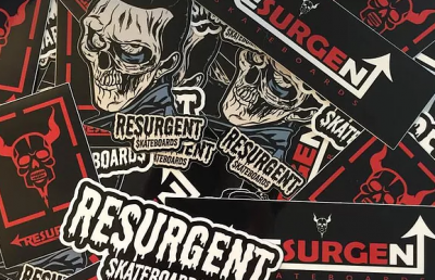 Free Stickers from resurgent skateboards