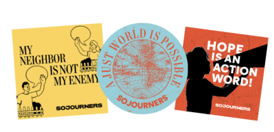 Free Stickers from Sojourners