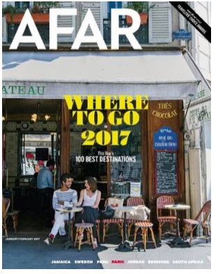 Free subscription to AFAR Magazine
