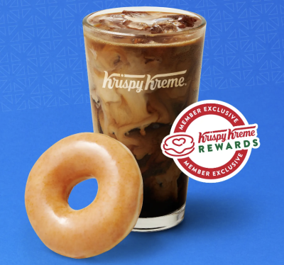 free surprise doughnut every Tuesday at KrispyKreme