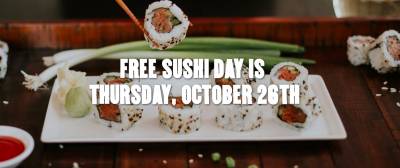 Free Sushi Day at PF Chang