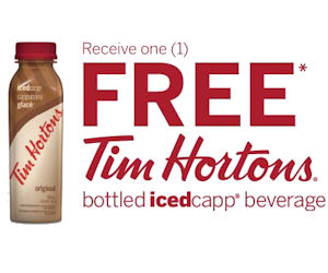 Print out: Free Tim Horton's Bottled IcedCapp