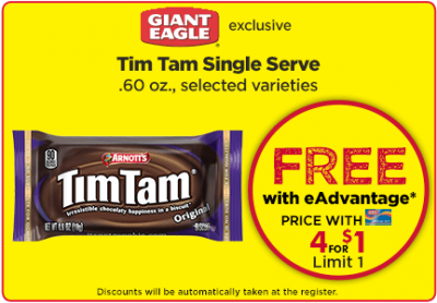 Load up: Free Tim Tams From Giant Eagle