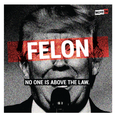 free "Trump is a Felon" sticker