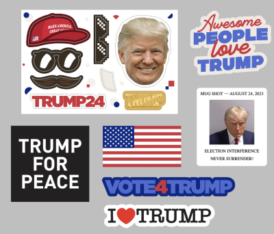 Free Trump Sticker Pack