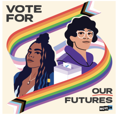 FREE "Vote For Our Futures" sticker!