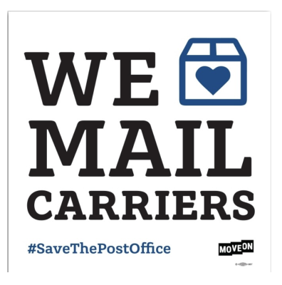 FREE "We Love Mail Carriers" sticker!