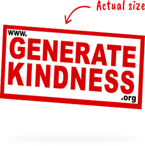 Get a FREE Generate Kindness Sticker