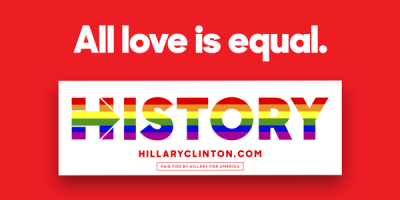 HISTORY Hillary Bumper Sticker